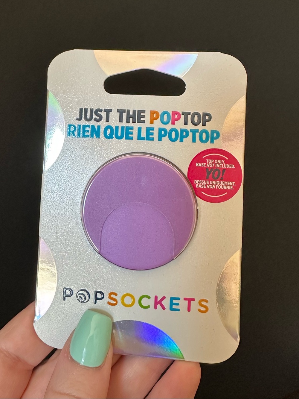 PopSocket Just The PopTop Lavender Purple Phone Grip